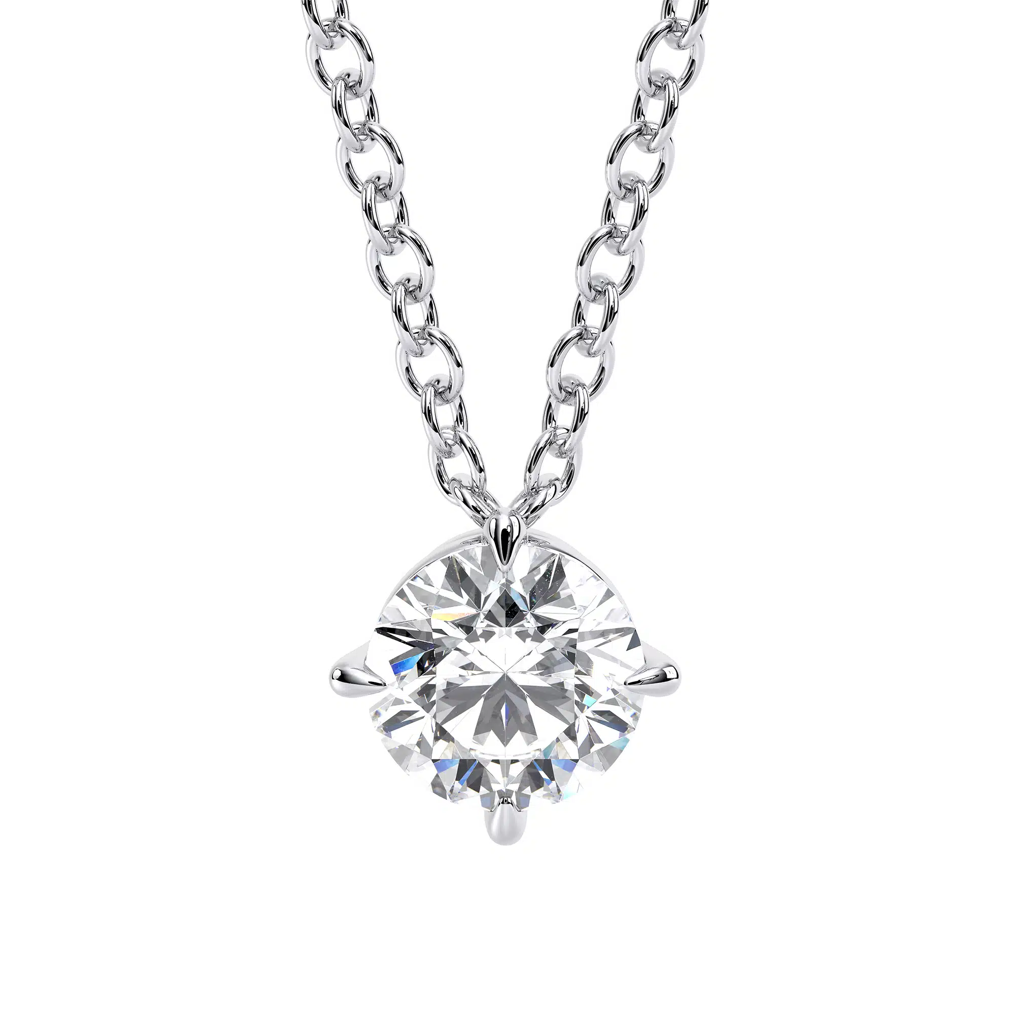14k_white_gold_diamond_Pendant