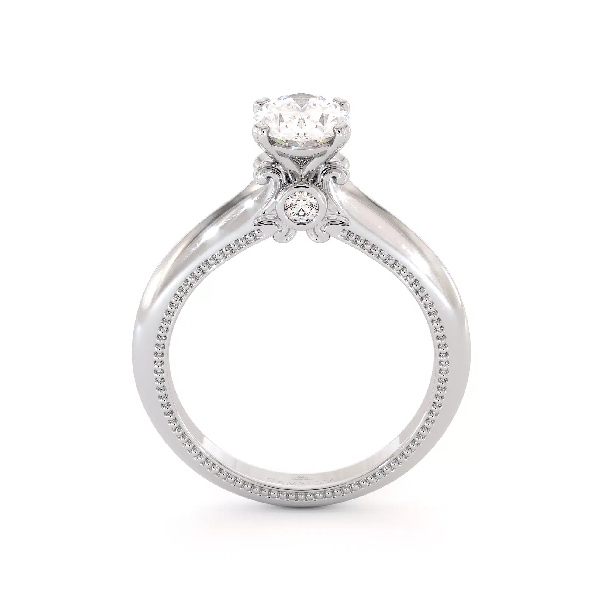 Oval moissanite Classic Ring Oval Cut Moissanite Anniversary Ring 14K White Gold Promise Ring 2 Oval moissanite Classic Ring Oval Cut Moissanite Anniversary Ring 14K White Gold Promise Ring