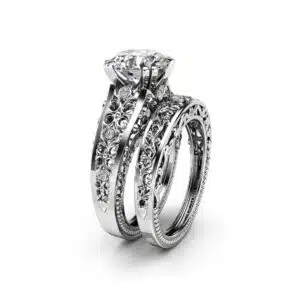 Ornate Filigree Matching Band