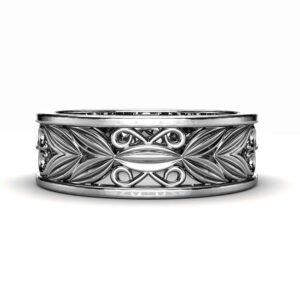 Special Offer - Mens Western Matching Band 14K White Gold