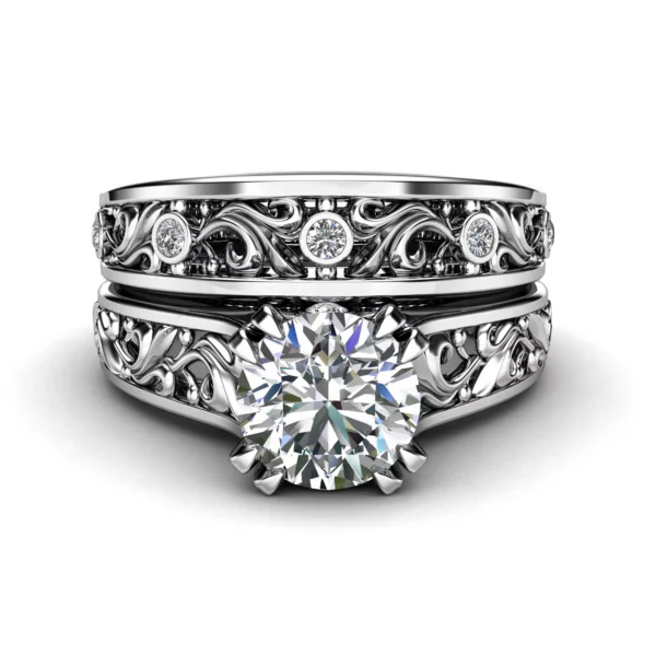 Filigree Lab Diamond Bridal Set - Camellia 2025
