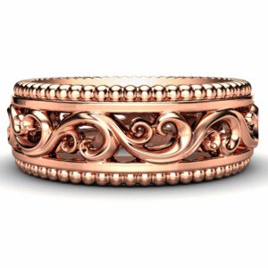 Mens Vintage Design Matching Band