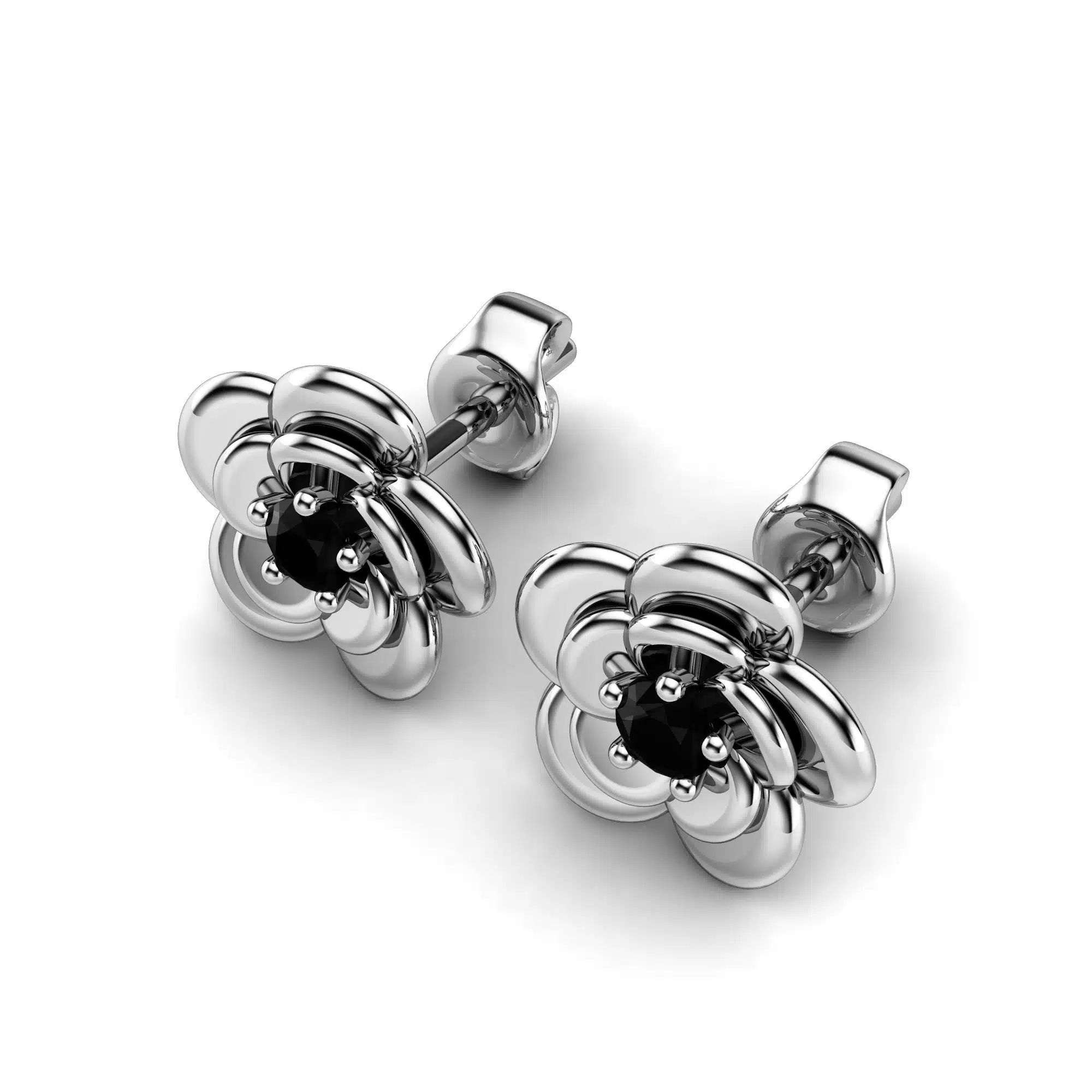 Black_diamonds_stud_earrings_14k_white_gold_3