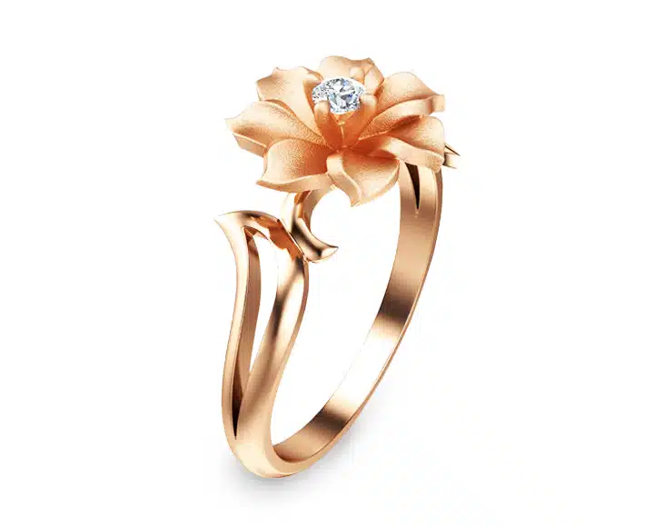 CJ-0016C_Rose_Gold_Diamond_Ring_CA1