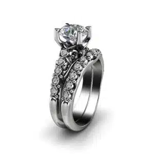 Unique Filigree Design Matching Band