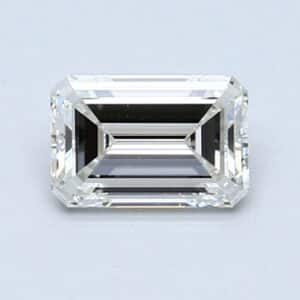 Natural 0.9 Carat H VS1 Emerald Diamond