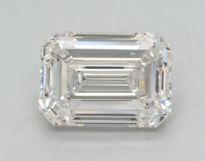 Lab Created 2.01 Carat G VS1 Emerald Diamond