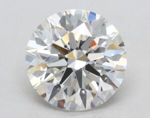 Lab Created 2.72 Carat Round Diamond