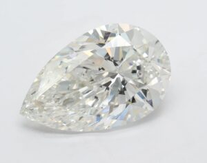 Lab Created 3.27 Carat F VS1 Pear Diamond