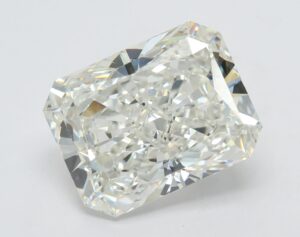 Lab Created 4.05 Carat Radiant Diamond