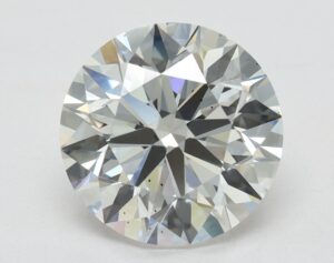 Lab Created 3.01 Carat Round Diamond