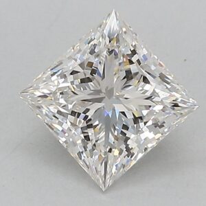 Lab Created 1.63 Carat Princess Diamond