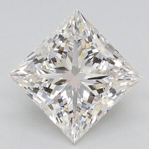 Lab Created 3.04 Carat H VS1 Princess Diamond