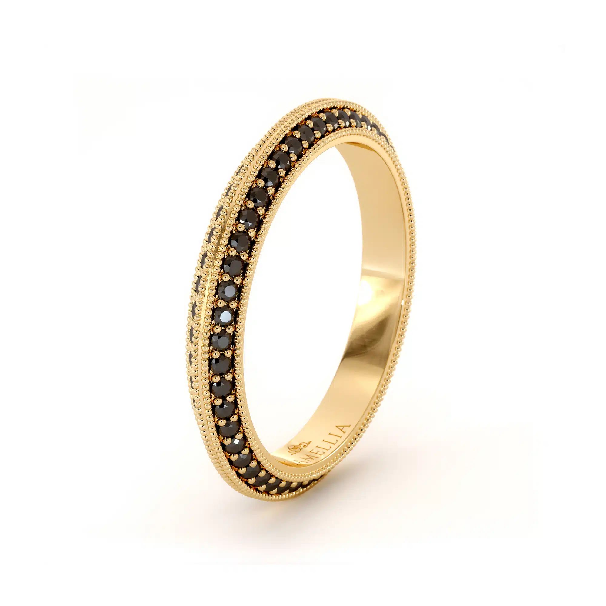 BI-0015 Eternity_black_diamond_ring
