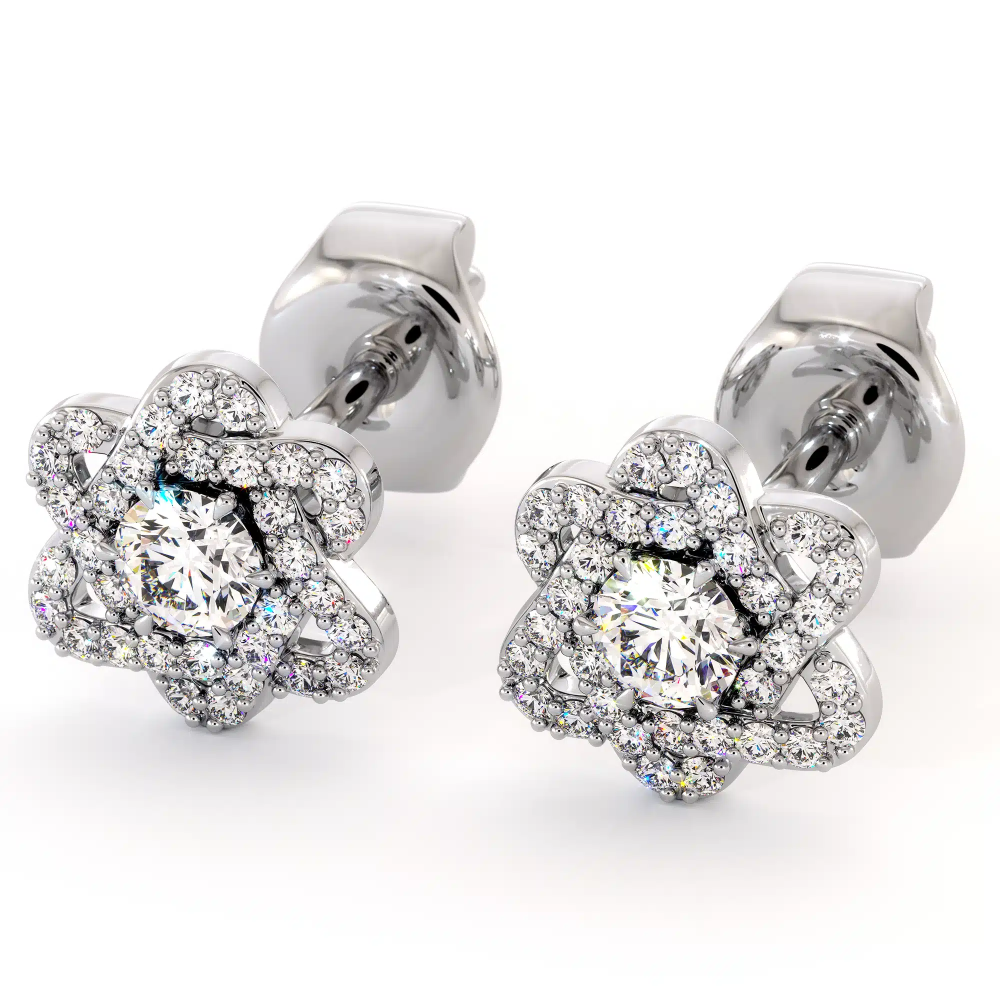 CP-0010A White Gold_Diamond_Earrings