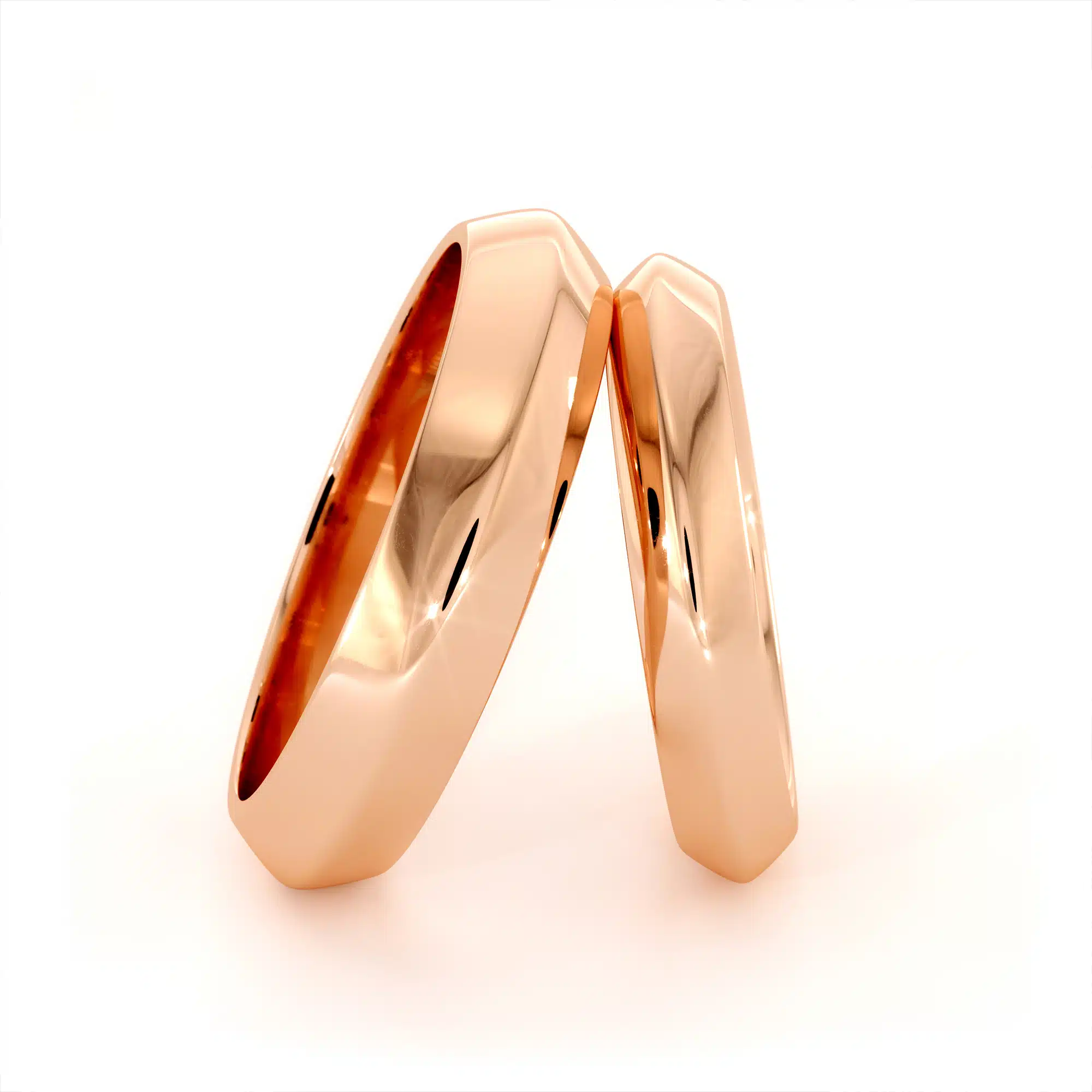 BI-0018C rose Knife_Edge_her_his_ser_band_14k_rose_gold_1