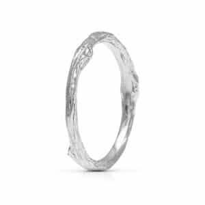 Branch Wedding Ring Twig Band Nature Inspired 14K Ring Wedding Band Delicate Band