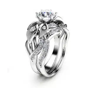 Special Offer - Matching Band Ring Calla Lily