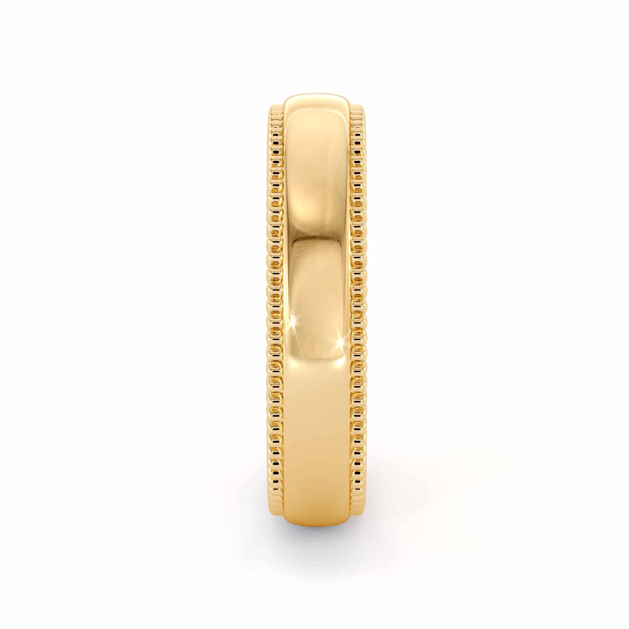 Milgrian 14k yellow gold women band (5)