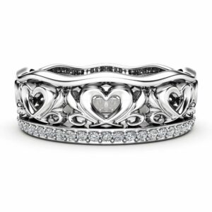 Women Wedding Band Unique Wedding Ring Gold Wedding Ring Custom Bands