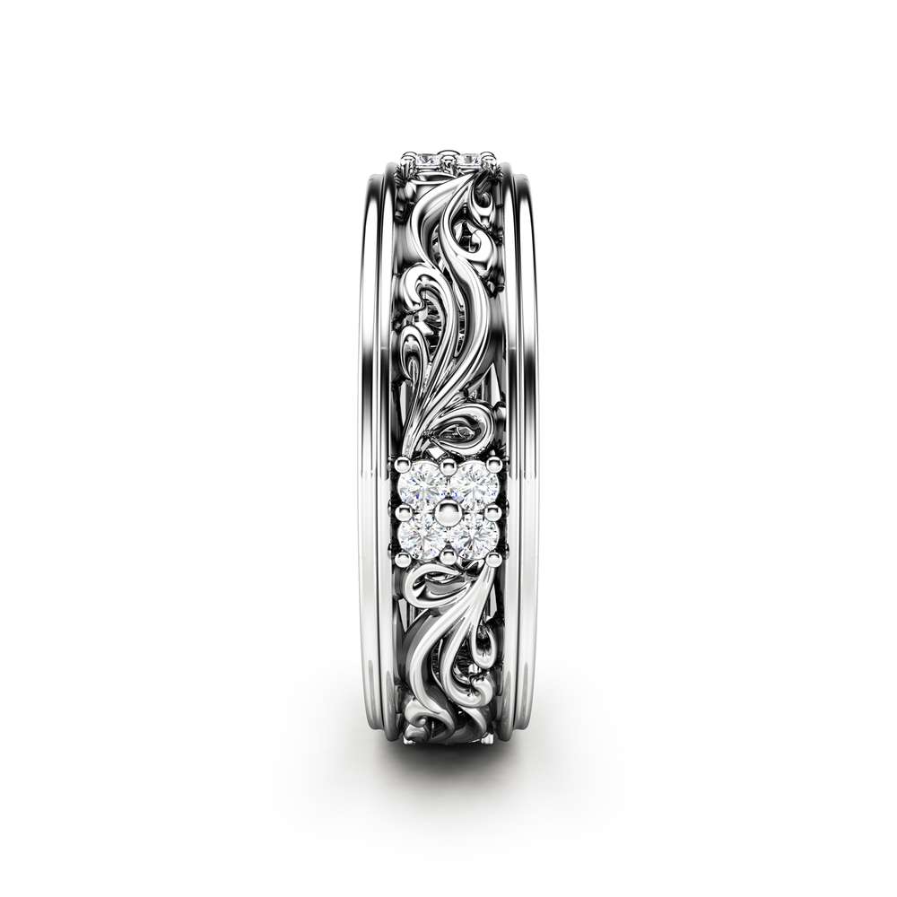 Women Wedding Band Unique Wedding Ring Diamond Wedding Band 3 Women Wedding Band Unique Wedding Ring Diamond Wedding Band
