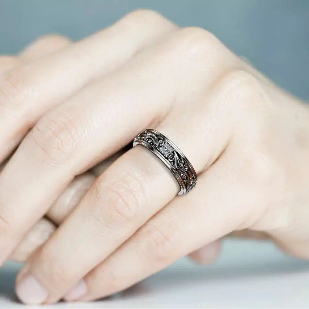 Women Wedding Band Unique Wedding Ring Diamond Wedding Band 5 Women Wedding Band Unique Wedding Ring Diamond Wedding Band