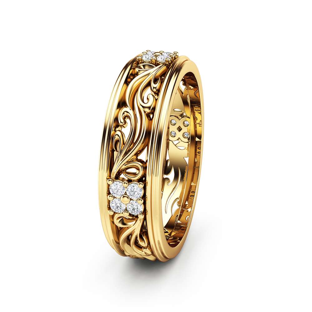 Women Wedding Band Unique Wedding Ring Diamond Wedding Band For Her 2 Women Wedding Band Unique Wedding Ring Diamond Wedding Band For Her