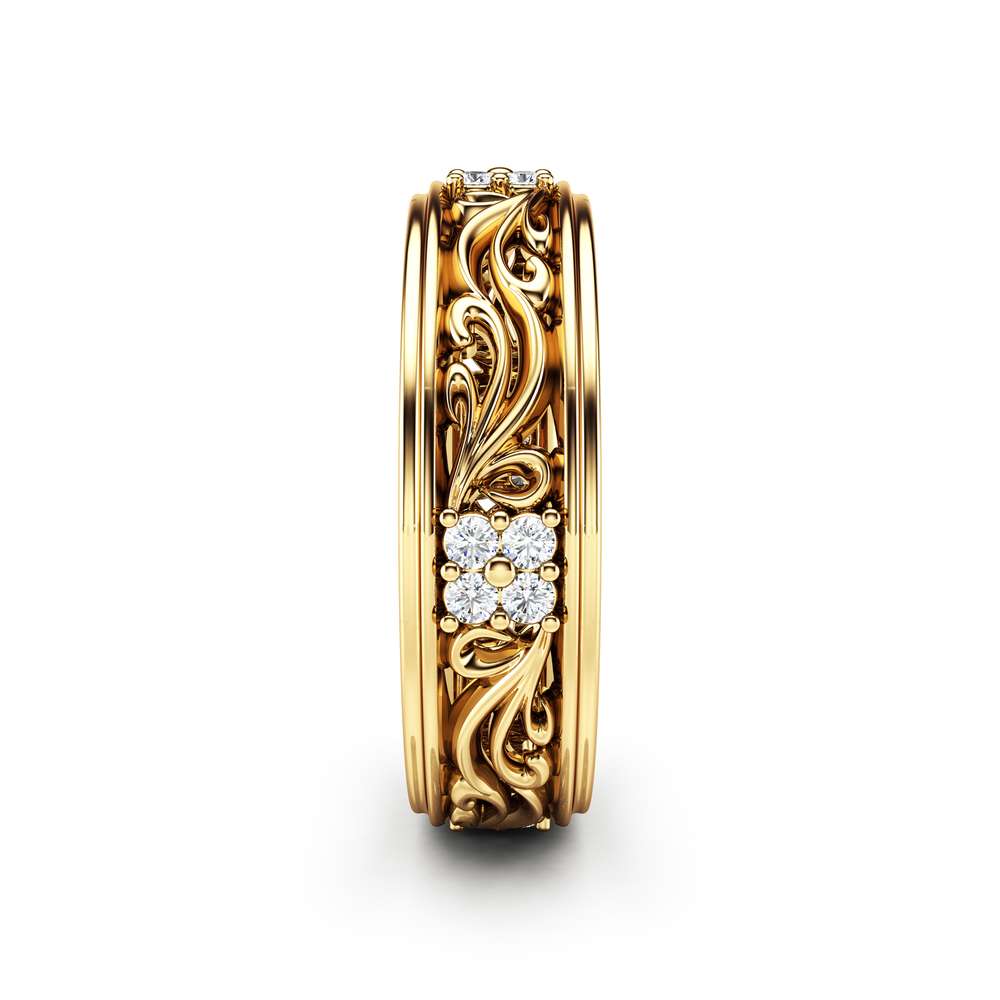 Women Wedding Band Unique Wedding Ring Diamond Wedding Band For Her 3 Women Wedding Band Unique Wedding Ring Diamond Wedding Band For Her