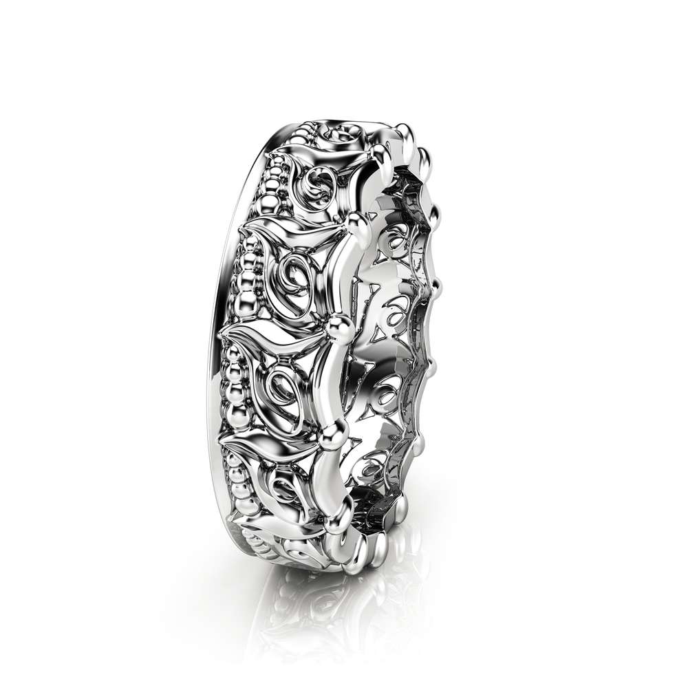 Unique Wedding Band For Her Women Wedding Band Gold Wedding Ring