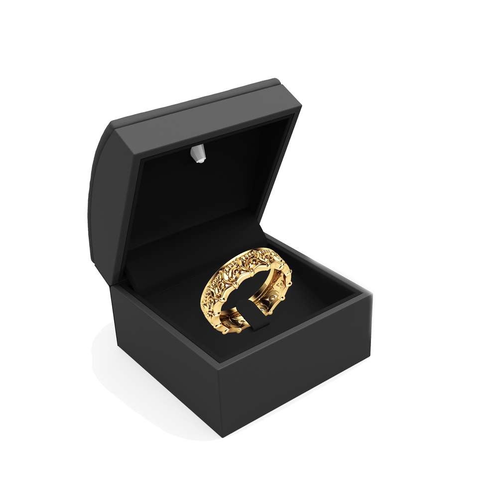 Unique Wedding Band Women Wedding Band Gold Wedding Ring
