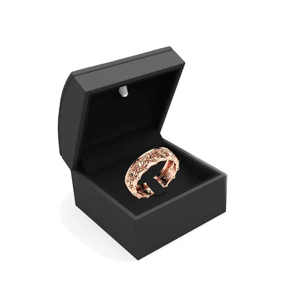 Unique Wedding Band Women Wedding Band Rose Gold Wedding Band