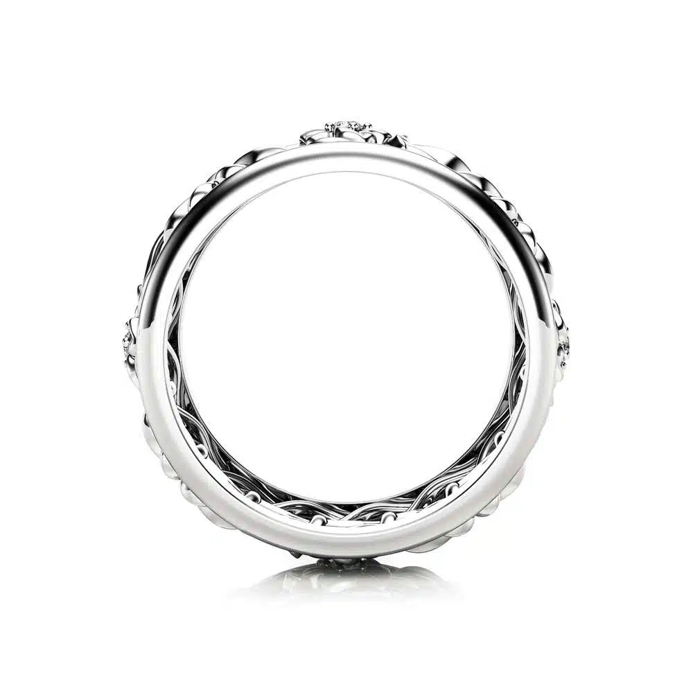 Unique Wedding Band Women Wedding Band Diamond Wedding Band Custom Bands