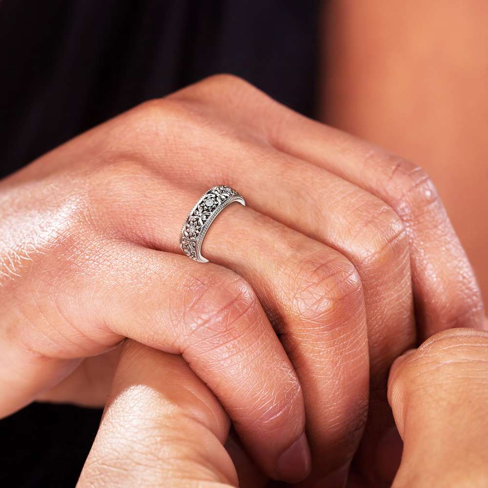 Diamond Wedding Band Unique Wedding Band Dainty Wedding Band 6 Diamond Wedding Band Unique Wedding Band Dainty Wedding Band