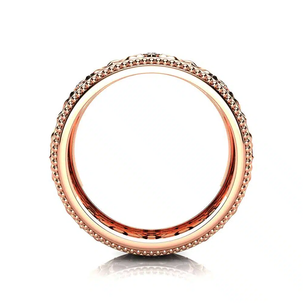 Rose Gold Wedding Band Women Wedding Ring Diamond Wedding Band 4 Rose Gold Wedding Band Women Wedding Ring Diamond Wedding Band
