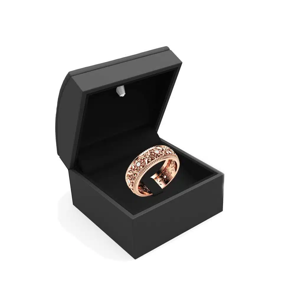 Rose Gold Wedding Band Women Wedding Ring Diamond Wedding Band 5 Rose Gold Wedding Band Women Wedding Ring Diamond Wedding Band
