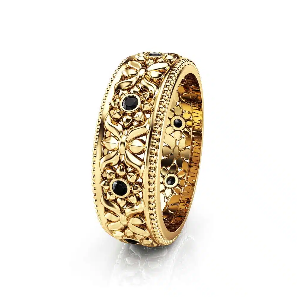 Diamond Wedding Band Unique Wedding Band Women Wedding Band 2 Diamond Wedding Band Unique Wedding Band Women Wedding Band