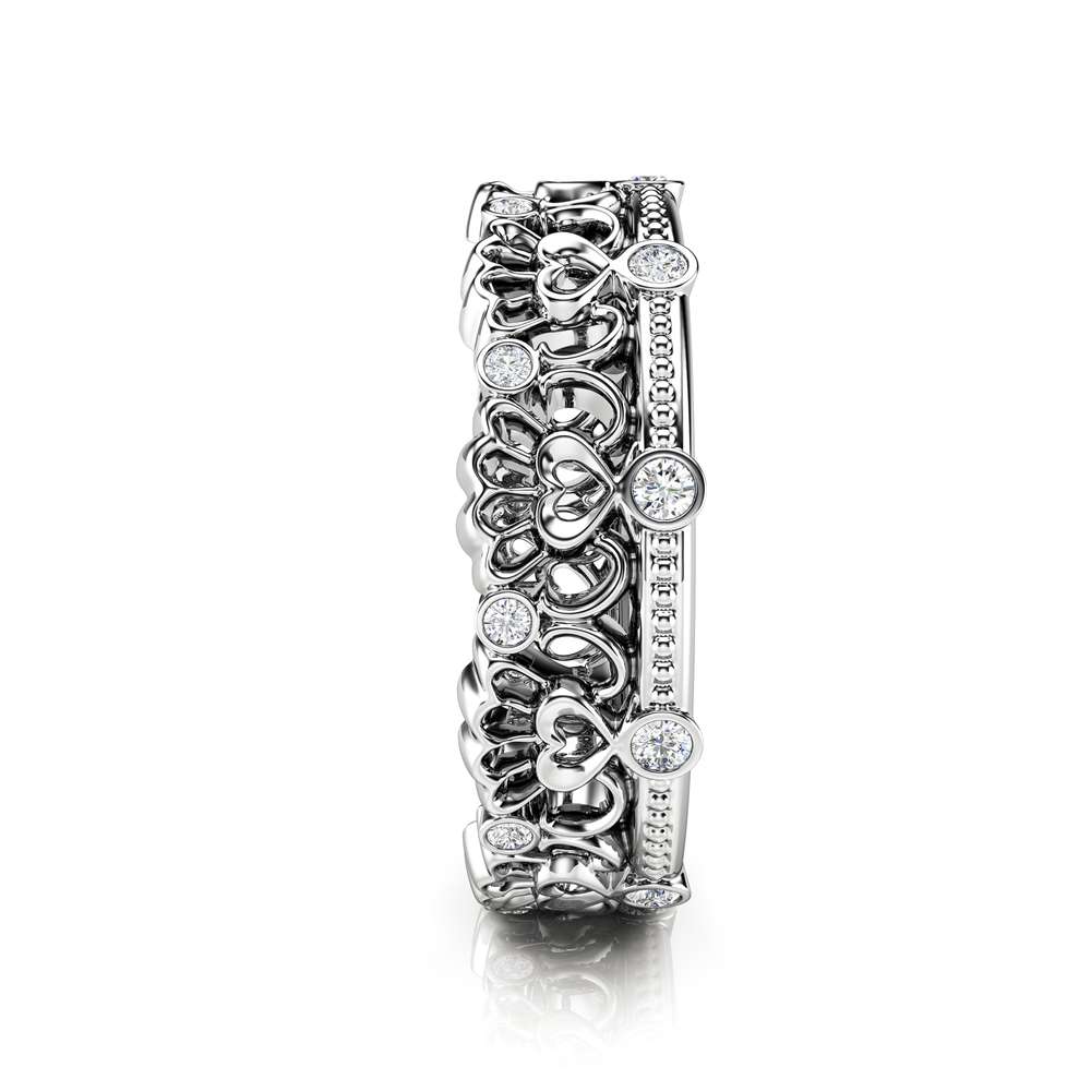 Unique Wedding Band Women Wedding Band Diamond Wedding Band