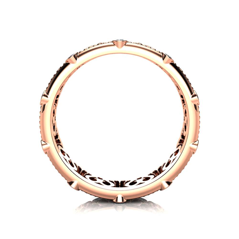 Unique Wedding Band Rose Gold Wedding Band Women Wedding Band 4 Unique Wedding Band Rose Gold Wedding Band Women Wedding Band