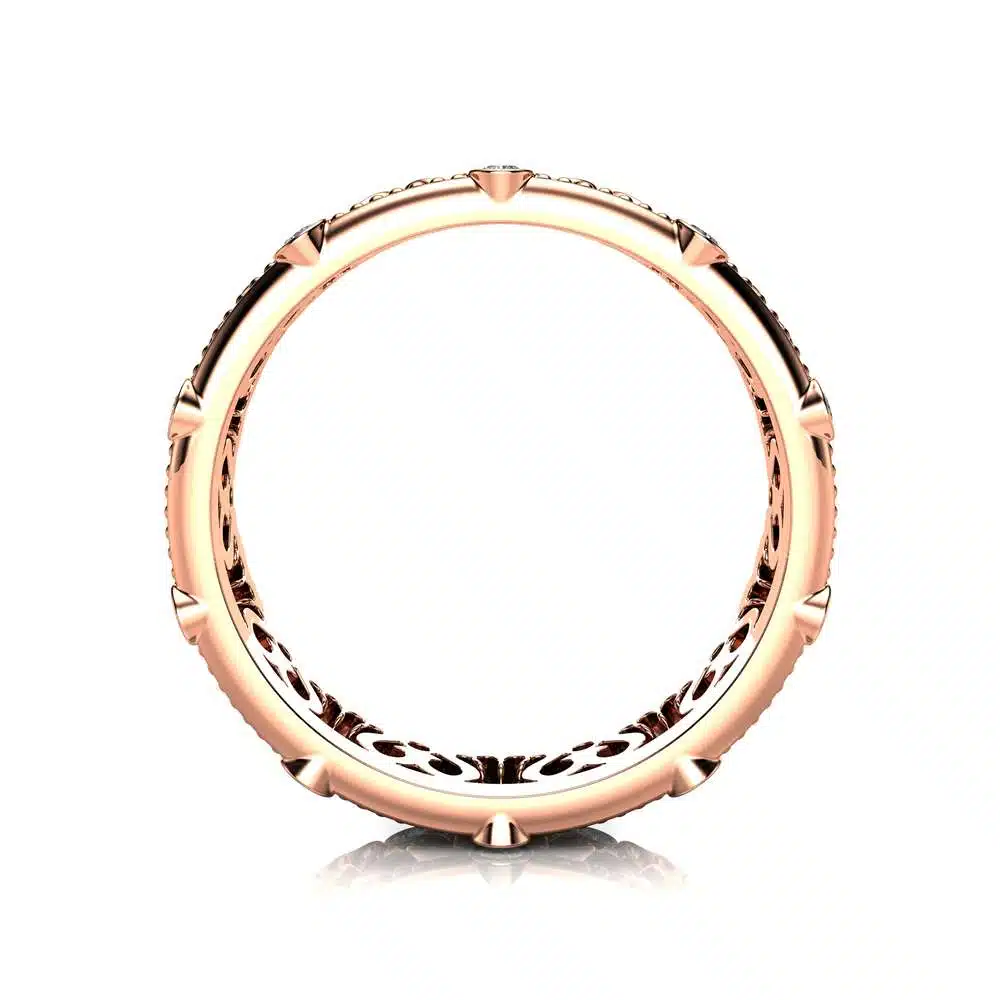 Unique Wedding Band Rose Gold Wedding Band Women Wedding Band 4 Unique Wedding Band Rose Gold Wedding Band Women Wedding Band