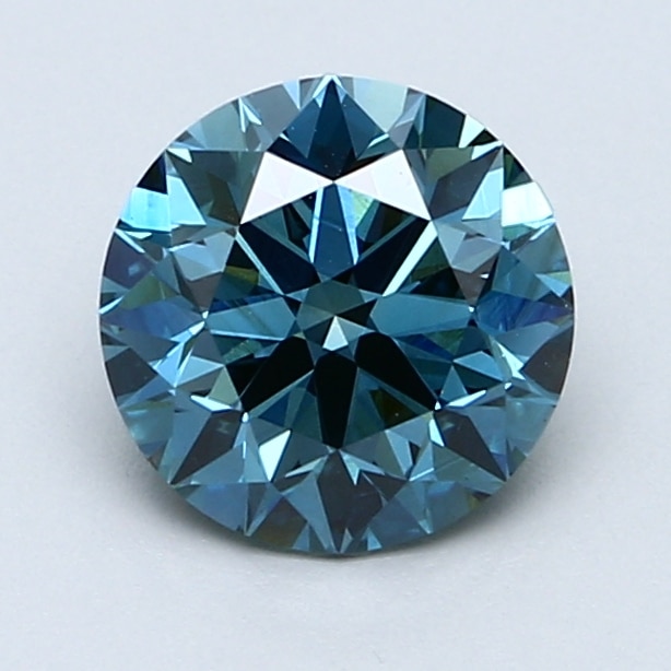 Natural Blue Round Diamond 2.00 Carat SI1 Natural Blue Round Diamond 2.00 Carat SI1