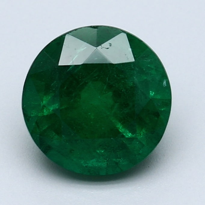 Natural Green Round Emerald Natural Green Round Emerald