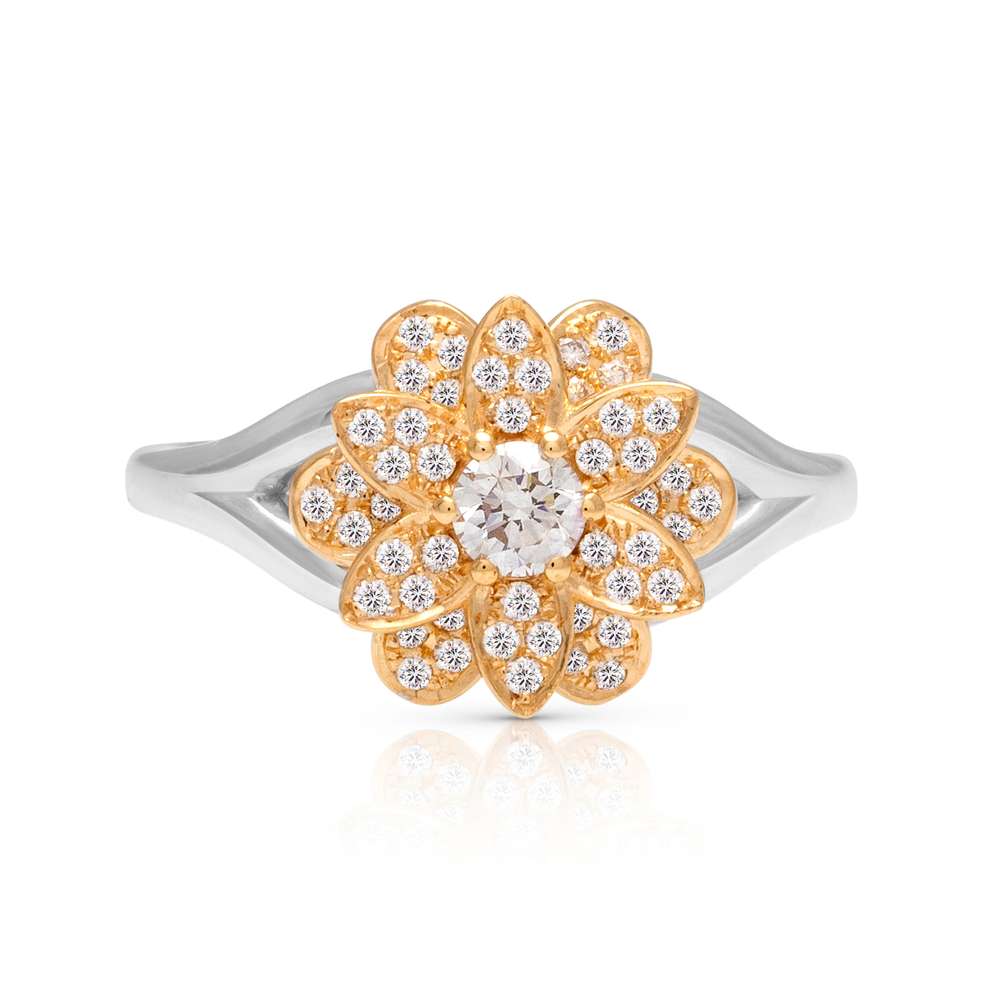 Unique Engagement Ring Unique Flower Ring 18K Gold Natural Diamonds Ring For Her Morning Dew Collection By Camellia Jewelry 4 Unique Engagement Ring Unique Flower Ring 18K Gold Natural Diamonds Ring For Her Morning Dew Collection By Camellia Jewelry