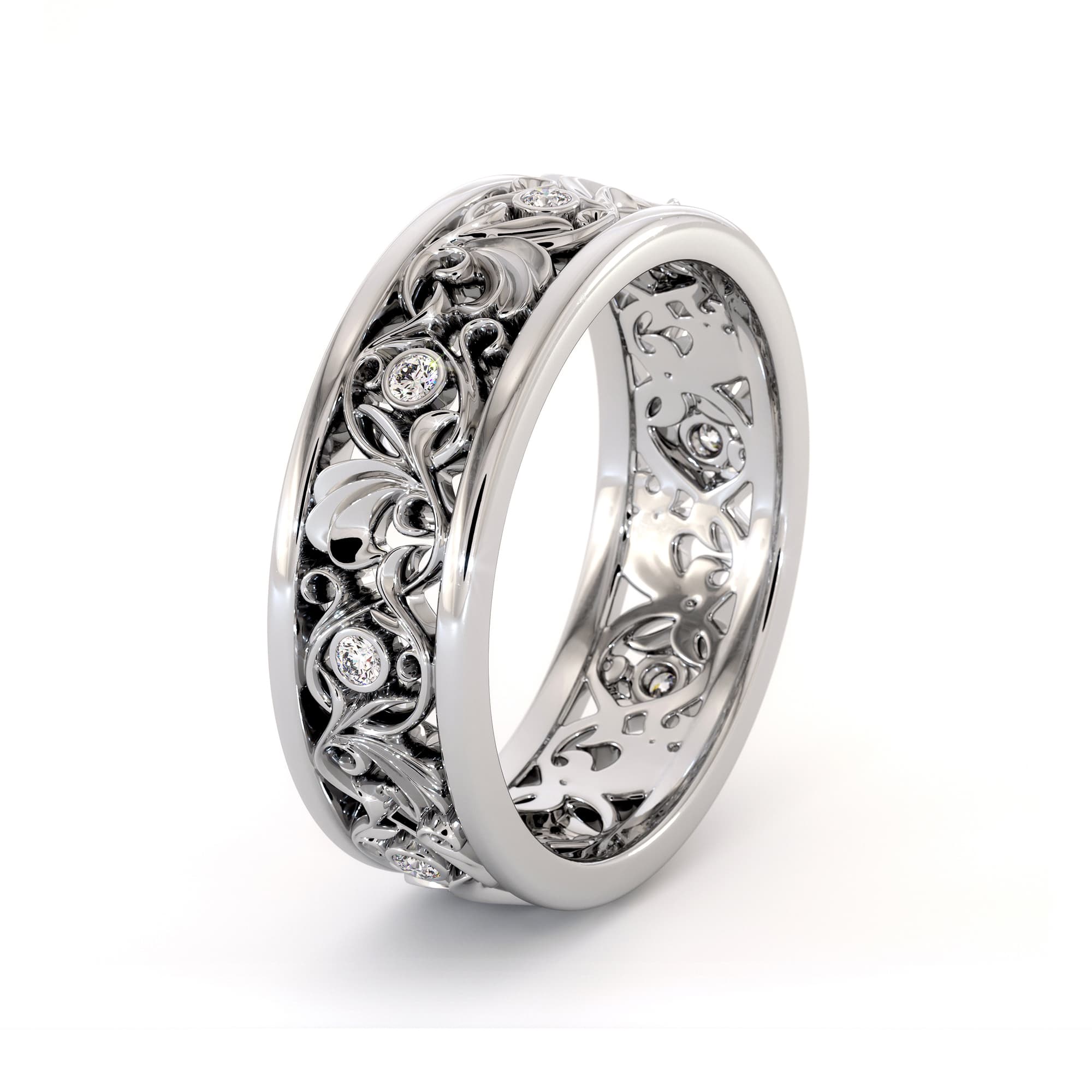 Women Wedding Band Unique Wedding Ring Gold Wedding Ring 1 Women Wedding Band Unique Wedding Ring Gold Wedding Ring