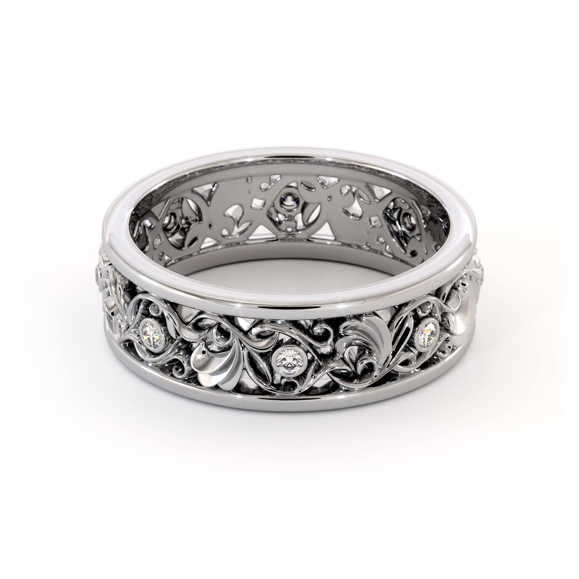 Women Wedding Band Unique Wedding Ring Gold Wedding Ring 5 Women Wedding Band Unique Wedding Ring Gold Wedding Ring