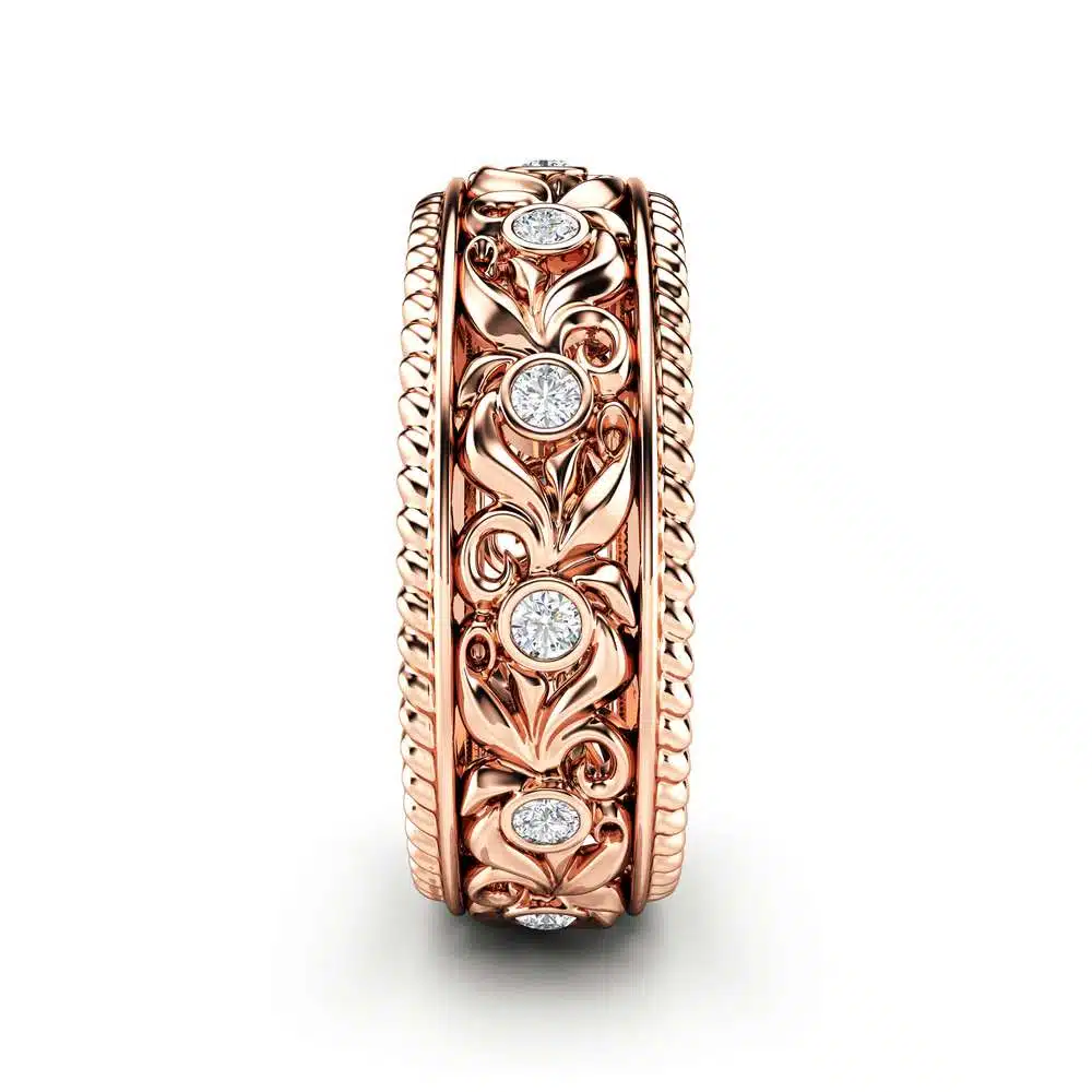 WB-0006C-Rose-Gold-Diamond-Wedding-Band---3