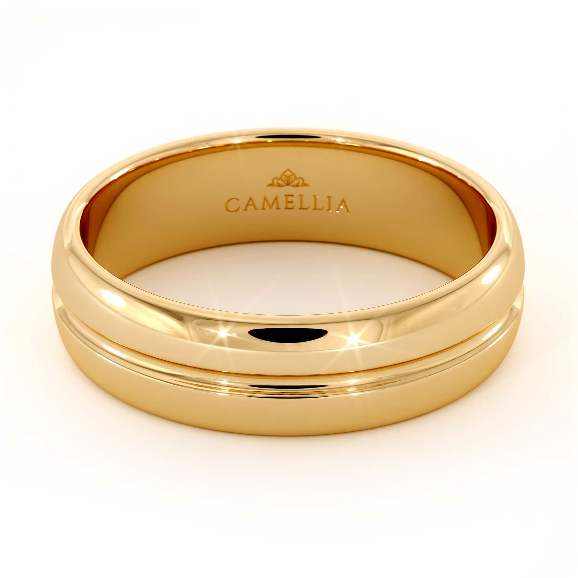 mens band 14k yellow gold (2)