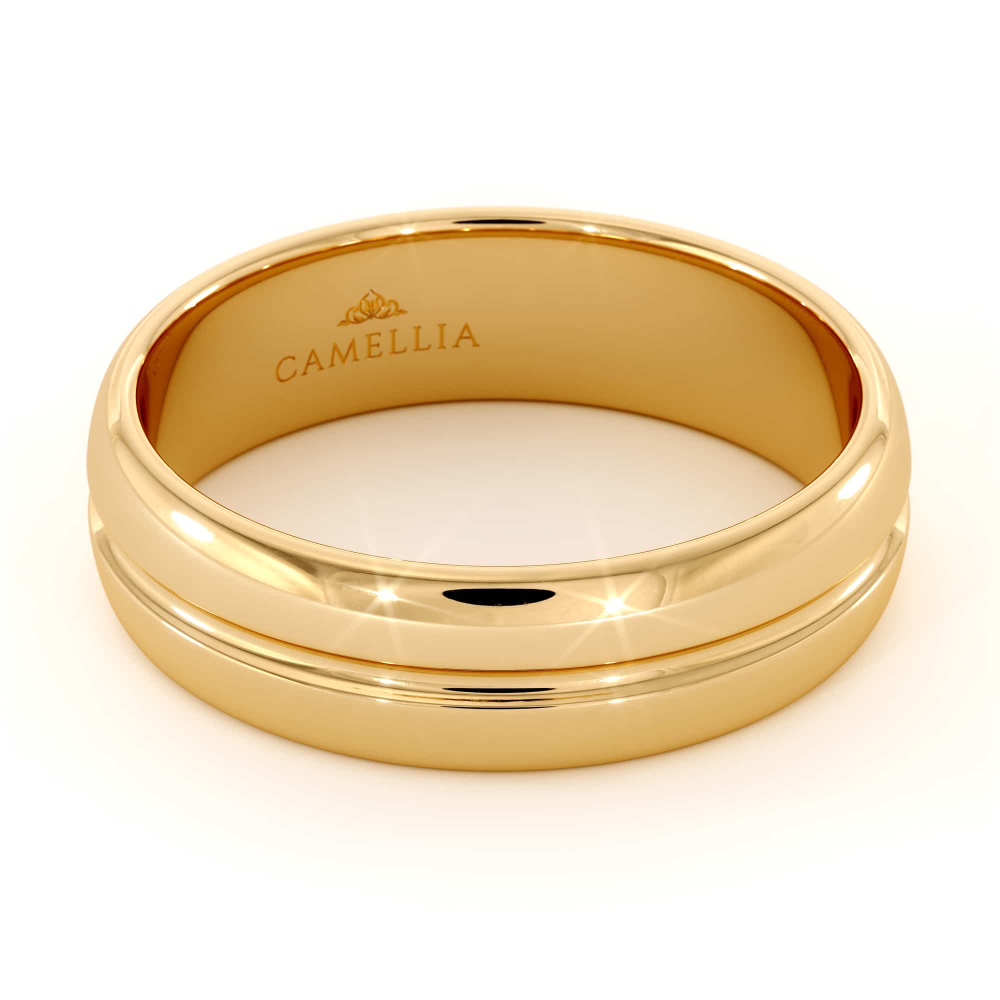 mens band 14k yellow gold (3)