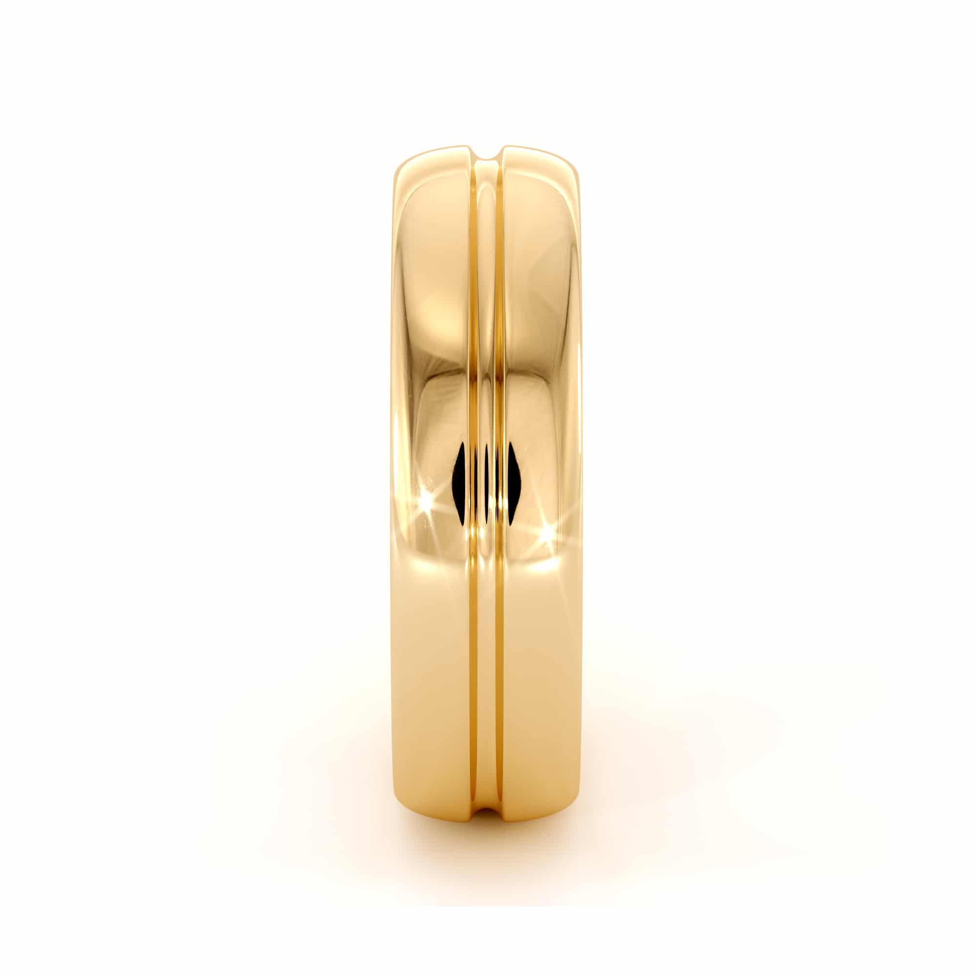 mens band 14k yellow gold (5)