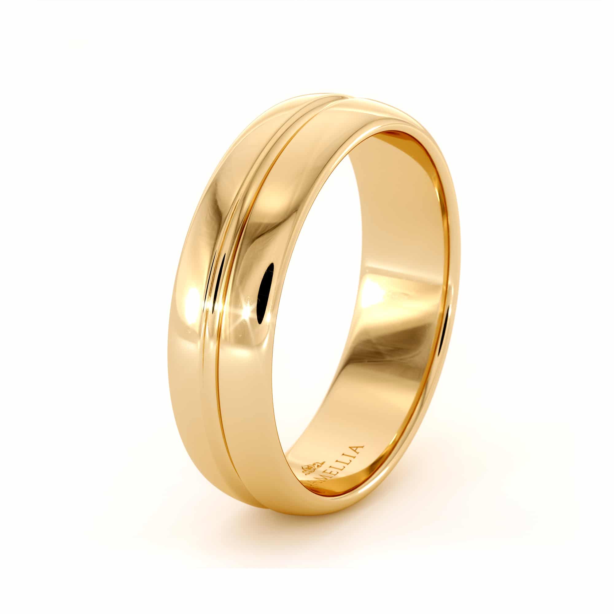 mens band 14k yellow gold (6)