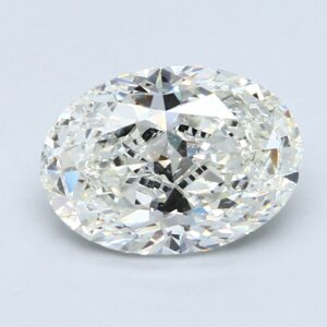 Natural 4.17 Carat J SI1 Oval Diamond